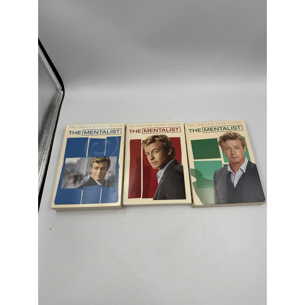 The Mentalist : The Complete Seasons 1-3 (DVD Set) No Cds Missing Excellent Cond